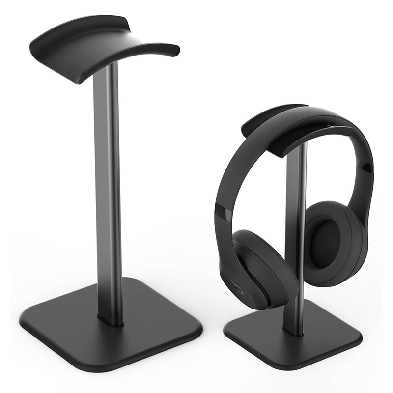 Headphone Stand Desk - 1個入り ユニバーサルプラスチック製ヘッドホンホルダー ゲーミングヘッドセットスタンド デスクトップオーガナイザー ヘッドセットディスプレイラック イヤホンハンガーブラケット