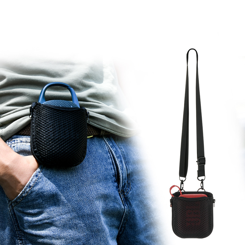 Jbl Speaker Go 4 - JBL GO 4/GO3/GO2、CLIP 5/CLIP 4用キャリングケース、ウエストバッグ、トラベルクロスボディバッグ、ショルダーストラップ付きポータブルメッシュ収納ケース