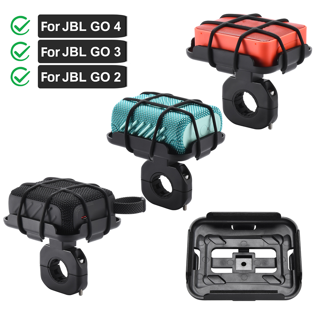 Jbl Speaker Go 4 - ユニバーサル自転車スピーカーマウント,jbl用,ワイヤレスBluetoothスピーカー,固定ホルダー,ポータブル自転車ラック,go 4,go 3,go 2