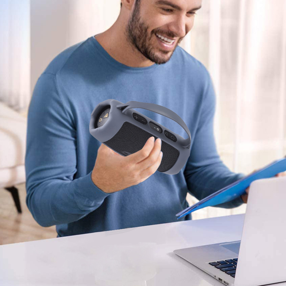 Jbl Speaker Charge 5 - JBL Charge 5 ワイヤレススピーカー用ショルダーストラップ付きシリコン保護カバーケース耐衝撃性と防水性