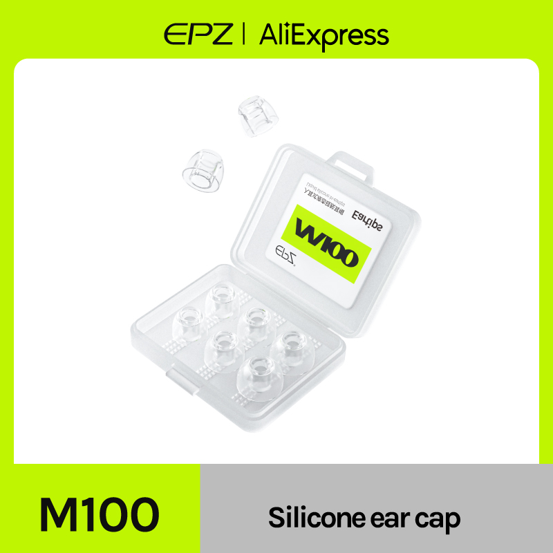 Silicone Ear Tip Replacement - EPZ M100 イヤーチップ S/M/L 液体シリコーン ユニバーサルシリコン