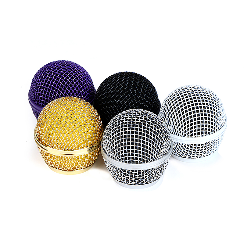 Shure Mic Mv7 - Shure SM58 ワイヤレスマイク用メタルグリル交換用パーツ、パーティーに最適なマイクヘッドパーツ