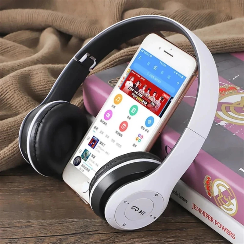 Bluetooth Headset On Ear - ハンズフリーワイヤレスヘッドホンノイズキャンセリングヘッドホンイヤホンP47ヘッドセットBluetoothヘッドホンiPhone、Huawei、Samsung、Redmi対応