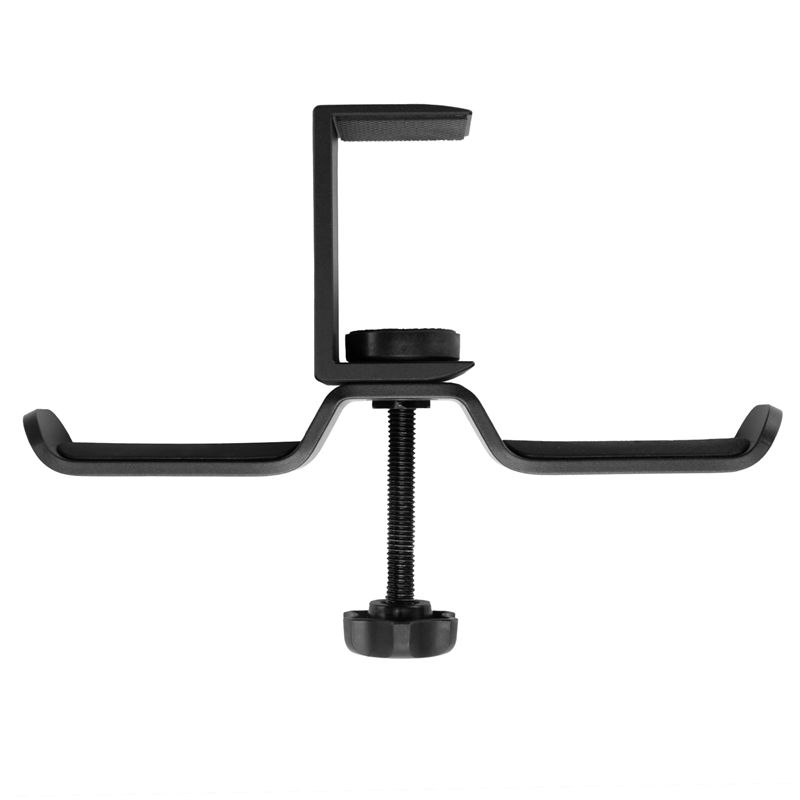 B68C デュアルヘッドフォンスタンド、デスク下、ユニバーサ - Headphone Stand Desk のレビューと価格