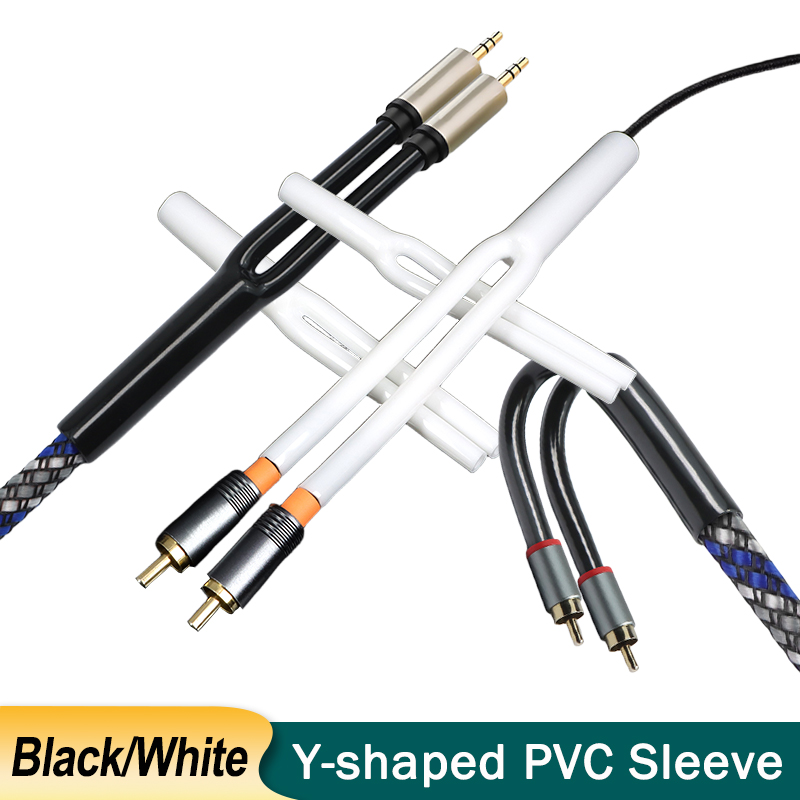 2-100個 Y字型PVCスリーブ 7mm 9mm 10mm - Audio Splitter Y のレビューと価格