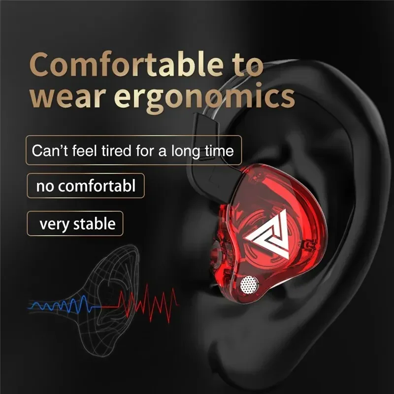 オリジナル QKZ AK6 銅ドライバー HiFi 有線イヤ - Wired Earphone Mic のレビューと価格
