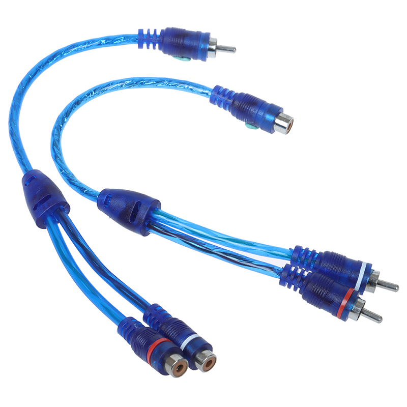 車の MP3 オーディオ RCA Y スプリッター ケーブル - Audio Splitter Y のレビューと価格