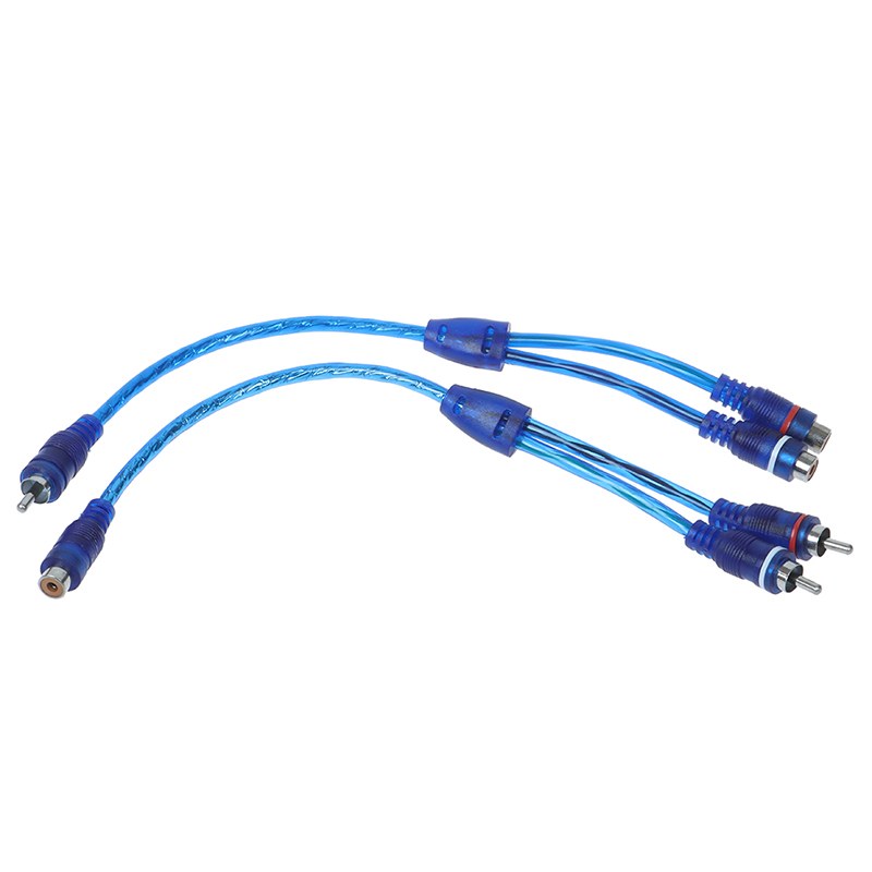 車の MP3 オーディオ RCA Y スプリッター ケーブル - Audio Splitter Y のレビューと価格